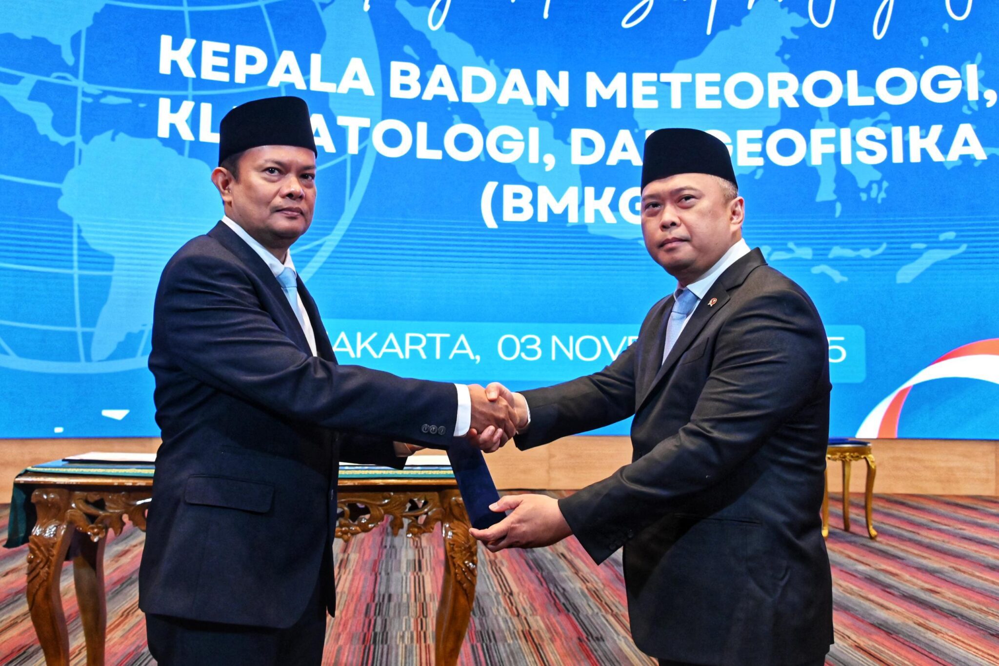 Lantik Kepala BMKG Menhub